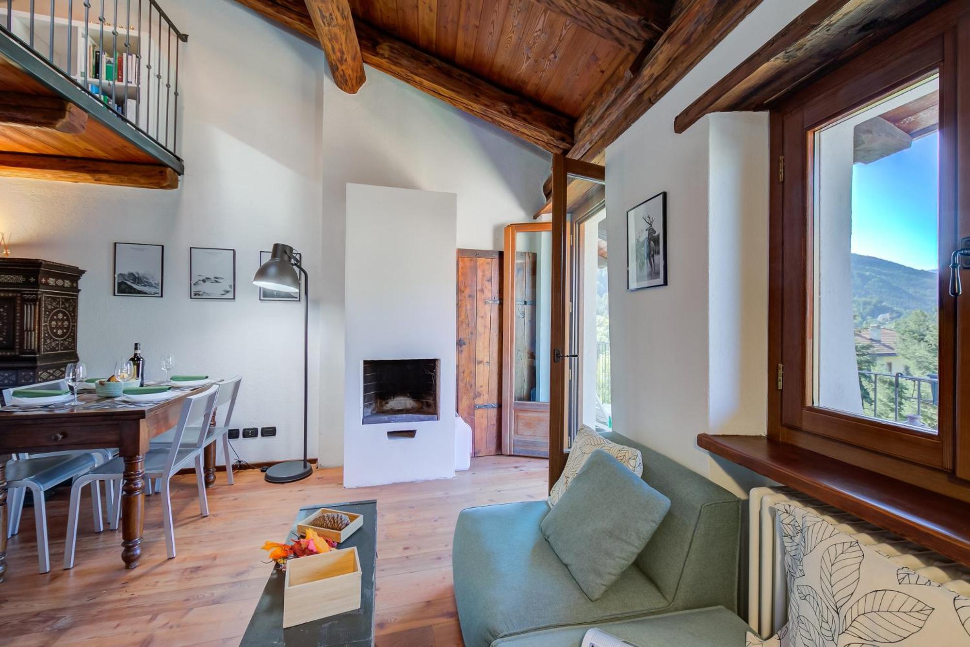 San Marco Lodge Apt Mountain Retreat - Happy Rentals Oulx Bagian luar foto